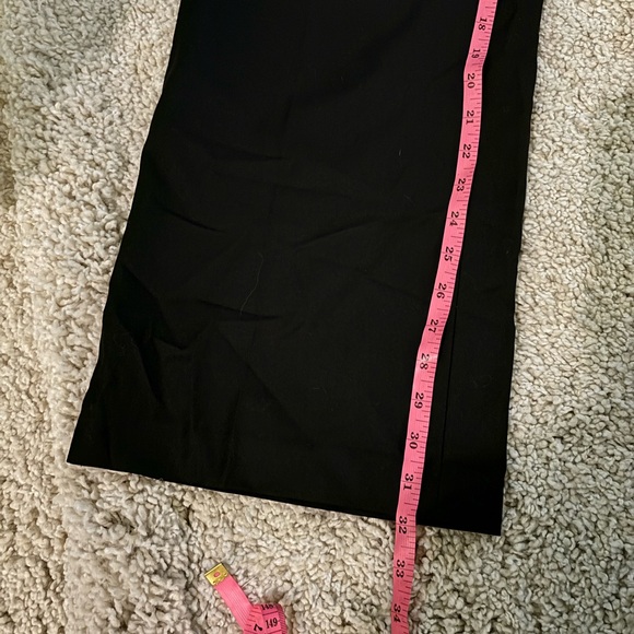 Nana Jacqueline Hallie Black Diamond Chain Wide Leg Black Pants - Picture 11 of 11